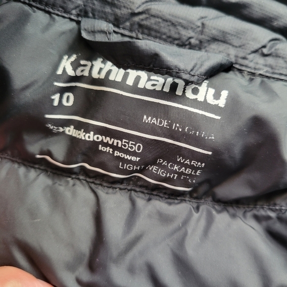 Kathmandu Duck Down 550 Loft Power Light Weight Jacket US 6 - Picture 13 of 16